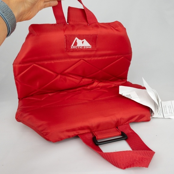 Lava Seat by Arctic Zone Heatable Seat Cushion Patented MicroCore Red - Picture 1 of 11